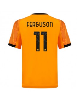 AS Roma Evan Ferguson #11 Replika Borta Kläder 2025-26 Kortärmad